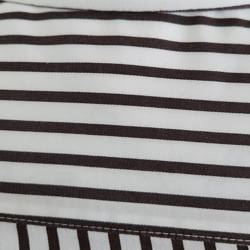 Eileen M Custom Designed Striped Button Down Tunic - image 3